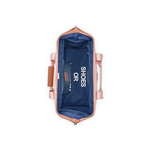 DELSEY PARIS Chatelet 2.0 - Small Weekender - Travel Duffle Bag - Carry On Duffle bag with Laptop Compartment and Shoes Pocket – Lightweight Travel Bag, Blush Pink