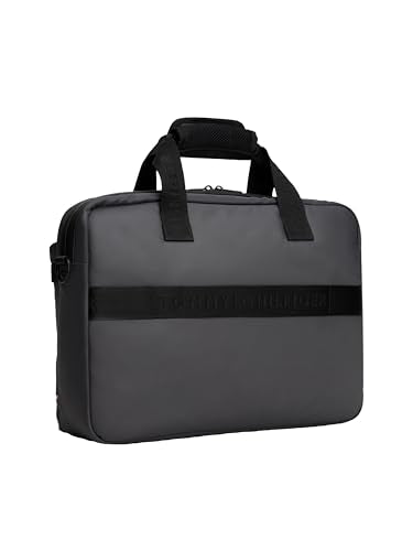 Tommy Hilfiger Mens Repreve Computer Bag,DARK GREY One Size