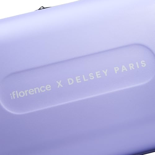 florence by mills Catch Flights Hardside Expandable Luggage with Spinner Wheels, Lavender, Carry-On 20 Inch