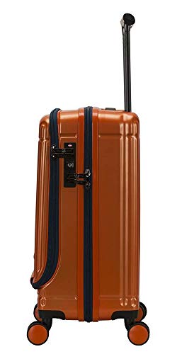 Rockland Tokyo Hardside 19" Laptop Polycarbonate Carry-on Spinner Luggage, Orange