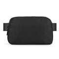 Mini Belt Bag Black Fanny Pack for Women Men Fashionable Small Waist Pack Crossbody Bag for Running,Hiking,Jogging,Cycling (Black fanny bag)