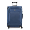 Travelpro Tourlite Softside 25" Expandable Luggage with 4 Spinner Wheels, Lightweight Suitcase, Checked Medium, Blue