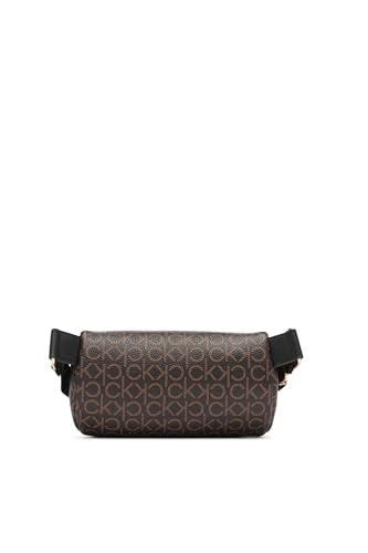 Calvin Klein Millie Novelty Belt Bag, Brown/Khaki/Black, One Size