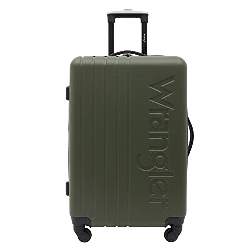 Wrangler Quest Luggage Set, Olive Green, 3 Piece Set (30"/26"/22")