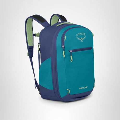 Osprey Daylite Expandable 26+6 Travel Pack, Blue Spikemoss/Alkaline