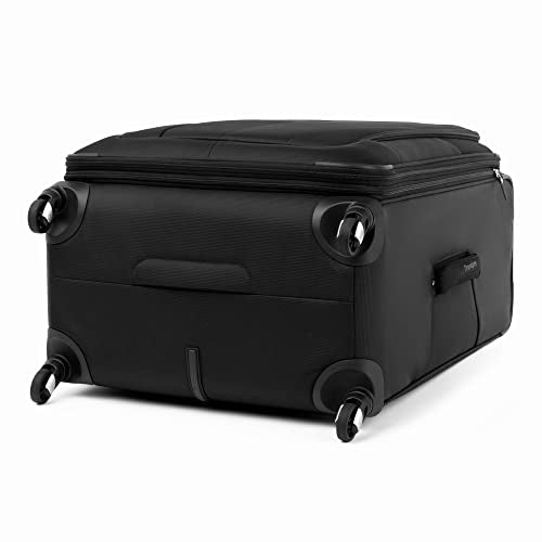 Travelpro Maxlite 5 Softside Expandable Luggage with 4 Spinner Wheels, Lightweight Suitcase, Men and Women, Black, Checked-Large 29-Inch