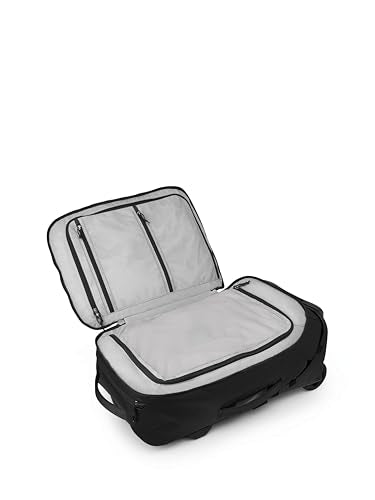 Osprey Transporter Wheeled Carry-On, Raven Black