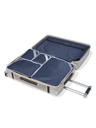 Paravel Women's Aviator Grand Suitcase, Domino Black, Checked Grand