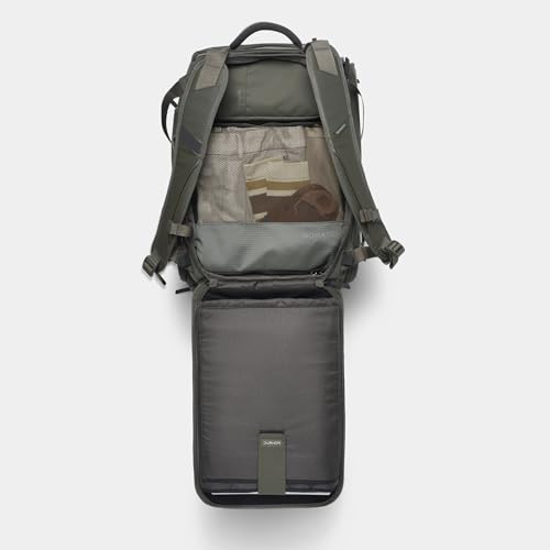 NOMATIC 30L Travel Bag- Convertible Duffel/Backpack, Carry-on Size for Airplane Travel, Everyday Use Laptop Bag, TSA Compliant Olive Backpack