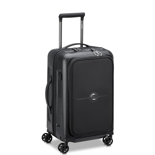 DELSEY PARIS Turenne Hardside Luggage with Spinner Wheels, Black, 2-Piece Set with Soft Pocket (19/27)