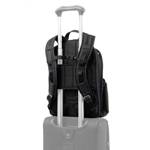 Travelpro Platinum Elite Business Laptop Backpack, Fits up to 17.5 Inch Laptop, Work, Travel, Men and Women, Shadow Black