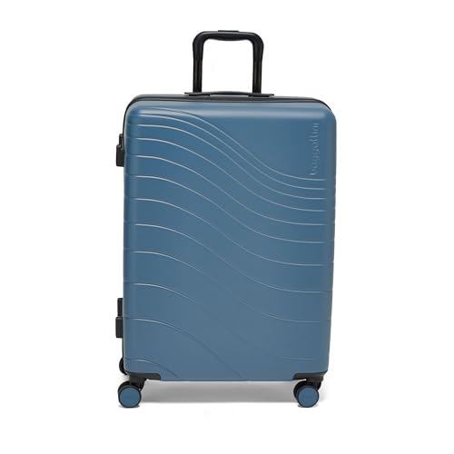 Baggallini Set Wave 26” 4 Wheel Hardside Luggage - Lightweight Suitcase with Wheels
