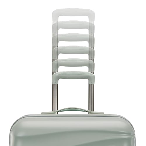American Tourister Cascade Hardside Luggage with Spinner Wheels, 2PC SET 20/24, Sage Green