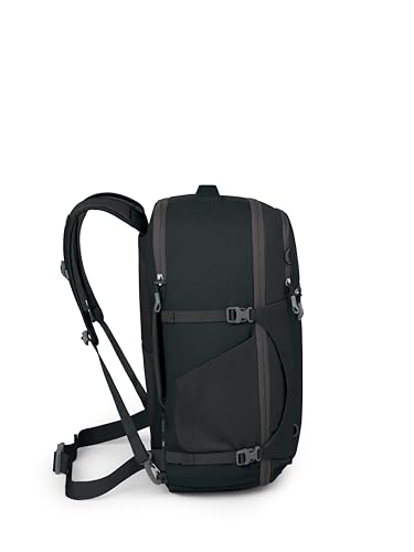 Osprey Daylite 44L Carry-On Travel Pack - Lightweight, Durable Backpack with Streamlined Design - Versatile, Spacious Bag for Weekend Trips or Business, Black
