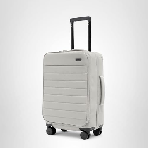 Away Carry-On Luggage - 22-Inch Lightweight, Expandable Softside Suitcase with 360° Spinner Wheels, Interior Compression System, TSA-Accepted Lock - Cloud Gray