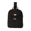 Baggallini Coastal Flip Lock Day Pack - Lightweight Convertible Small Backpack Sling Crossbody Bag