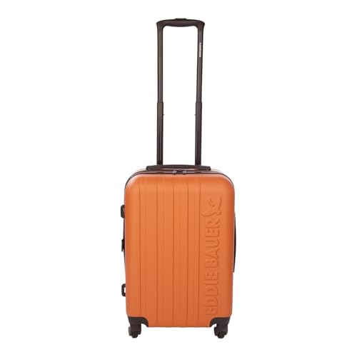 Eddie Bauer Flatiron Carry-On 22" Luggage | Hardside | Spinner Wheels | Expandable | Lightweight | Travel Essentials - Paprika