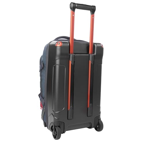 Eddie Bauer Expedition Rolling Duffel Bag with Wheels | Travel | Carry-On | Luggage | Rugged | Durable - Storm, 22"