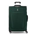 Travelpro Maxlite 5 Softside Expandable Luggage with 4 Spinner Wheels, Lightweight Suitcase, Men and Women, Forest Green, Checked-Medium 25-Inch
