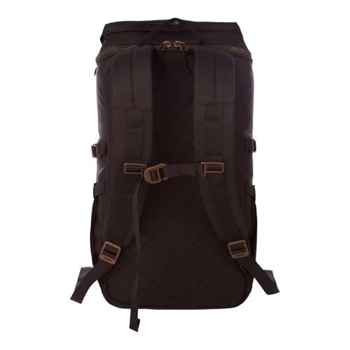Eddie Bauer Bygone Backpack | Laptop Sleeve | Travel | Work | Hiking | Durable | Nylon - Black, 30L (New)
