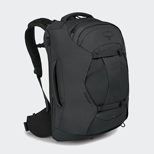 Osprey Farpoint 40L Men's Travel Backpack, Tunnel Vision Grey