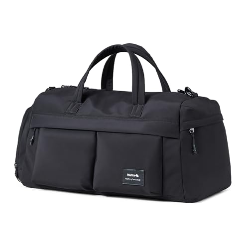 Hanke Cloud Carry On Luggage Bags for Travel Carry On Bag for Women Lightweight Travel Tote Bag Overnight Weekender Bag,Graphite Black