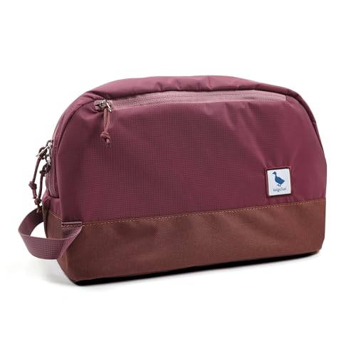 kalgoTeal Travel Toiletry Bag For Women, 8L Large Packing Cube with Waterproof TPU Wet/Dry Compartment