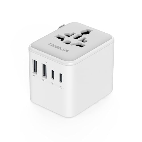 TESSAN Universal Travel Adapter, International Power Adapter
