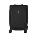 Victorinox Crosslight Frequent Flyer Softside Carry-On - Lightweight Rolling Suitcase for Travel Essentials - Expandable Luggage with Foldable Organizer - 39 Liter, Black
