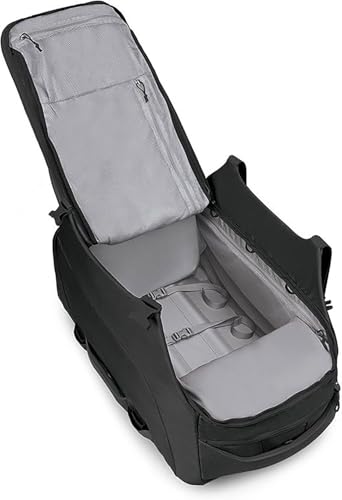 Osprey Sojourn Shuttle 30"/100L Wheeled Duffel Luggage – Rugged, High-Capacity Travel Bag with Oversized Wheels and Reinforced Frame – Built for Long-Haul Travel and Gear Protection, Black