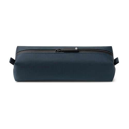 Comfyable Small Toiletry Bag for Men, Slim Mini Toothbrush Bag, Dopp Kit, Electronics, Tech, Gym, Water-Resistant Essentials Organizer, Blue