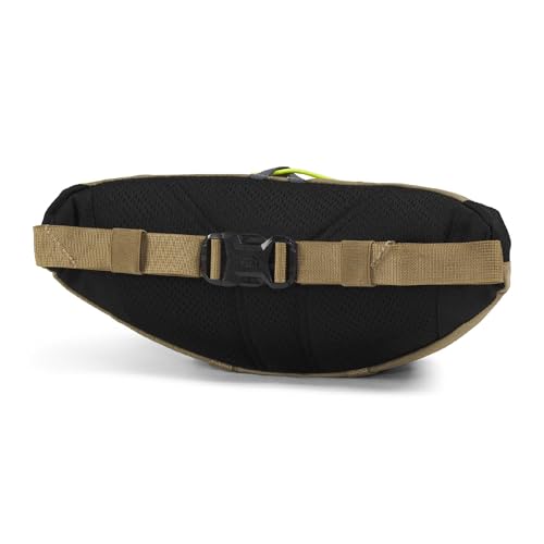 THE NORTH FACE Terra Lumbar Hiking Hip Pack - 3 Liter Storage Belt Bag, Water Repellent Finish, Adjustable Strap, Cedar/TNF Black/Fizz Lime, One Size