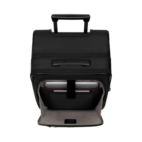 Victorinox Werks Traveler 7.0, 2-Wheel Frequent Flyer Carry-On, 2-Wheel Softside Expandable Cabin Case, Black