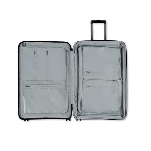 Samsonite Elevation Plus - Large Hardside Luggage - Scratch Resistant Polypropylene Shell, RightHeight™ Adjustable Handle, Integrated AirTag Holder, TSA Lock, WetPak™ Compartment - Triple Black