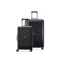 DELSEY PARIS Turenne Hardside Luggage with Spinner Wheels, Black, 2-Piece Set with Soft Pocket (19/27)