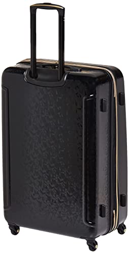 American Tourister Belle Voyage Hardside Luggage with Spinner Wheels, Black, Checked-Medium 25-Inch