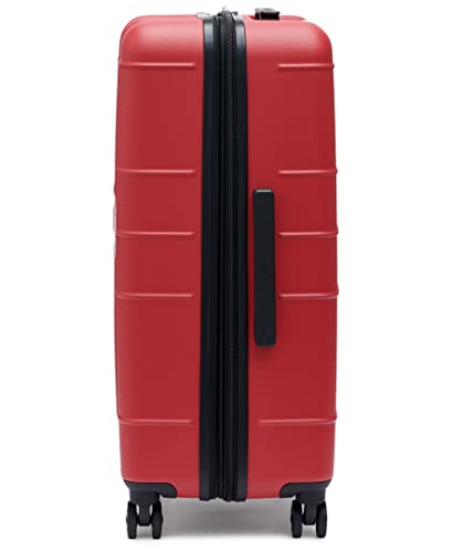 Tommy Hilfiger Women's Hardside Upright Luggage Set, Red, One Size