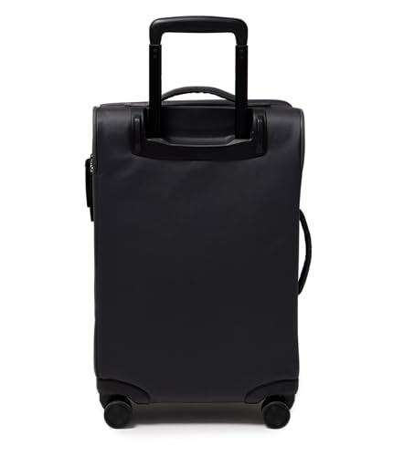 JanSport Good Latitude Carry On Spinner Suitcase - 42L Water Resistant Travel Luggage with 16 Inch Laptop Sleeve - Durable Lightweight Rolling Hardside Softside Carry-on Bag, Smokey Grit