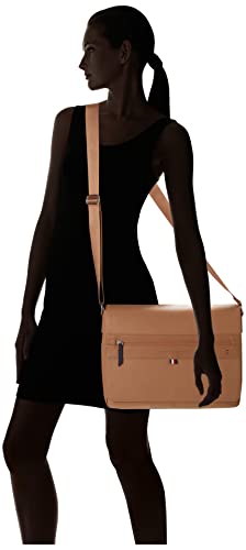 Tommy Hilfiger Mens Leo Messenger Bag, Basket Brown