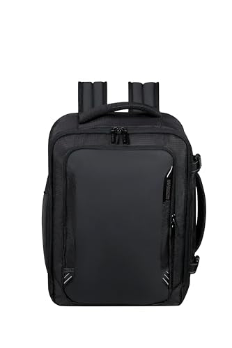 American Tourister Take2Cabin Pro Ryanair/Wizz Air/Vueling Cabin Bag (40 x 30 x 20 cm, 26.5 L, 0.60 kg) - Underseat Hand Luggage, Aeroplane Backpack S/M Underseat - Black (Flash Black)