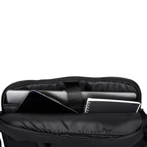 Kenneth Cole Recycled Polyester Slim 16" Laptop Business Briefcase, Black