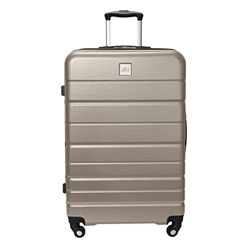 Skyway Epic 2.0 Hardside Lightweight and Durable ABS Shell Luggage, Spacious with Dual Spinning Wheels, Comfort Grip and Expandable, Men and Women