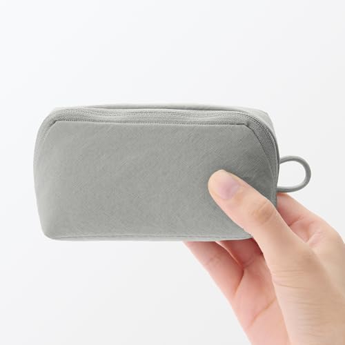 Wrinkled Nylon Wide-Opening Pouch - Small