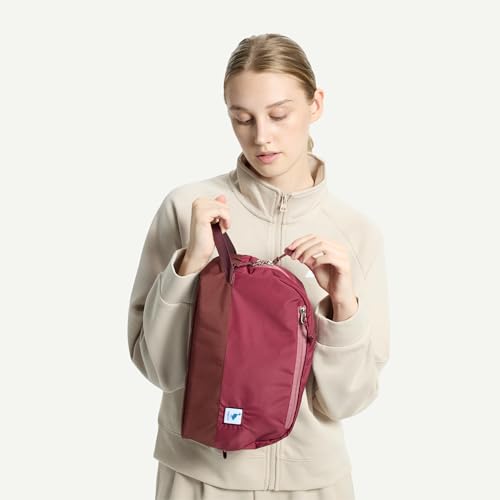kalgoTeal Travel Toiletry Bag For Women, 8L Large Packing Cube with Waterproof TPU Wet/Dry Compartment