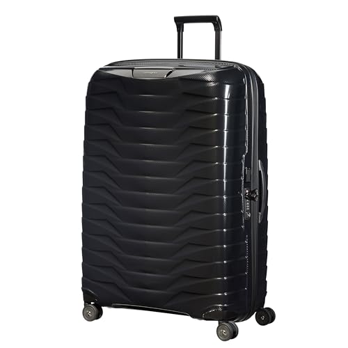 Samsonite Proxis X-Large Hardside Luggage with Dual Spinner Wheels - Innovative Roxkin™ Lightweight Shell With Ultimate Durability- Includes TSA Lock, Ergonomic Telescoping Handle - Black