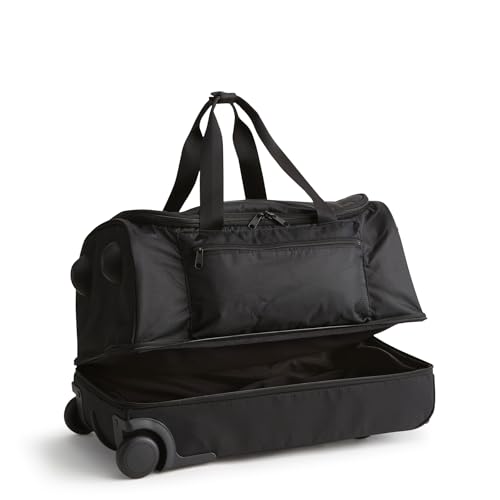 Vera Bradley Women's Ripstop Adair Rolling Duffel Travel Bag, Moonless Night, One Size