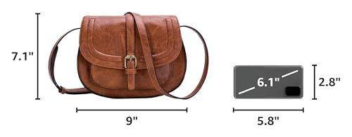 Crossbody Bags for Women Small Saddle Purse and Boho Cross Body Handbags