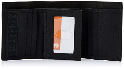 Timberland Men's Trifold Nylon Wallet, Black, One Size