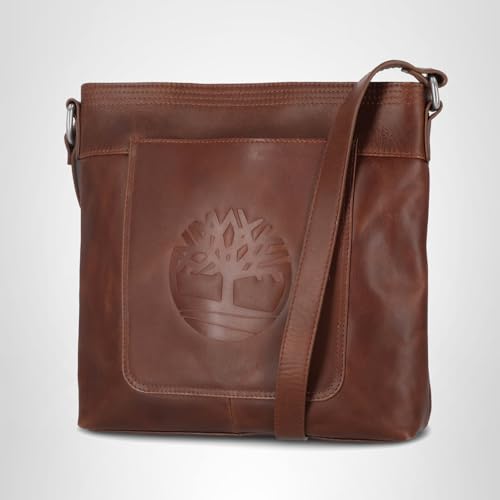 Timberland Womens Large Leather Crossbody Purse Shoulder Bag