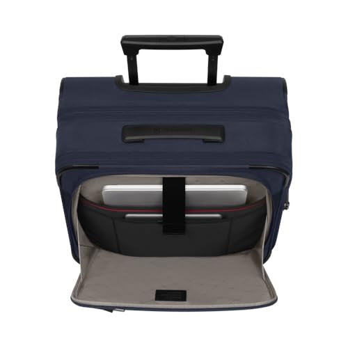 Victorinox Werks Traveler 7.0, Global Carry-On, 8-Wheel Softside Expandable Cabin Case, Navy Blue
